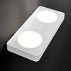 Applique-Illuminando-TOBIA-2-LED-24W-2212LM-3000°K-lampada-parete-mensola-moderna-bianco-gold-tortora-monoemissione-rettangolare