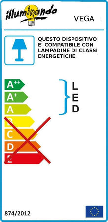 Applique-Illuminando-VEGA-2-G9-LED-lampada-parete-metallo-cromo-specchio-quadro-moderno-interno