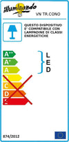Applique-Illuminando-VN-TR-CONO-25CM-E27-LED-ventola-classica-tessuto-lampada-parete-sabbia-interno