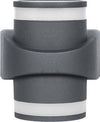 Applique In Alluminio 2x7w Con Doppia Emissione Corpo Grigio Luce 4000k Xc-9288 Articoli da Giardino > Illuminazione da esterno > Applique da esterno Trade Shop italia - Napoli, Commerciovirtuoso.it