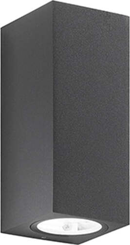 Applique-In-Alluminio-Moderna-Monolite-Grafite-2-Luci
