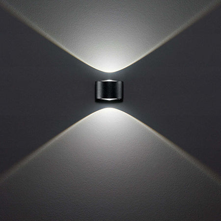 Applique-In-Alluminio-Moderna-Vision-Grafite-2-Luci