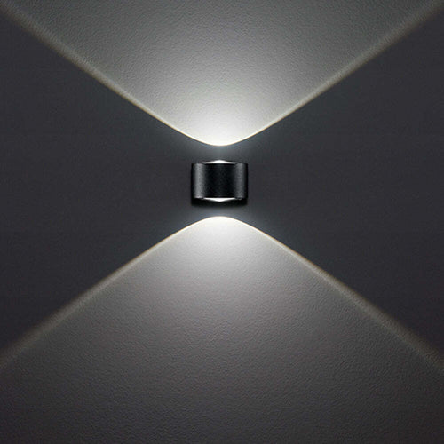 Applique-In-Alluminio-Moderna-Vision-Grafite-2-Luci