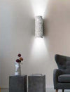 Applique In Gesso A Parete Doppia Emissione Luce 2xg9 Cilindro Traforato Gs-e38 Casa, arredamento e bricolage > Illuminazione da interno > Applique per interno Trade Shop italia - Napoli, Commerciovirtuoso.it