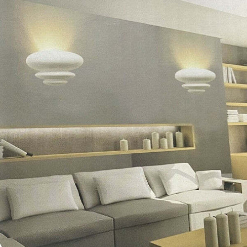 Applique-In-Gesso-Da-Parete-Verniciabile-Lampada-Da-Muro-Moderna-Attacco-G9-E46