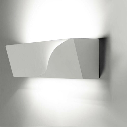 Applique In Gesso Lampada Da Parete Porta Lampadina G9 Verniciabile Gse78 Universo