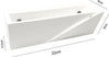 Applique In Gesso Lampada Da Parete Porta Lampadina G9 Verniciabile Gse78 Universo