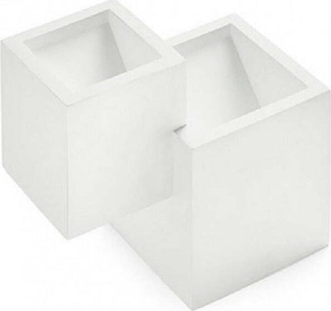 Applique In Gesso Moderno 2 Cubi A Doppia Emissione Luce Contemporanea G9 Gs-e74 Casa, arredamento e bricolage > Illuminazione da interno > Applique per interno Trade Shop italia - Napoli, Commerciovirtuoso.it