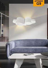 Applique In Gesso Parete Bianco Moderna Luce Up&down G9 Cilindri Sfalsati Gs-e77 Casa, arredamento e bricolage > Illuminazione da interno > Applique per interno Trade Shop italia - Napoli, Commerciovirtuoso.it