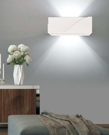 Applique In Gesso Rettangolare Intaglio Doppia Luce Led Attacco G9 Parete Gs-e78 Casa, arredamento e bricolage > Illuminazione da interno > Applique per interno Trade Shop italia - Napoli, Commerciovirtuoso.it