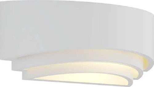 Applique In Gesso Ultra Moderno Mezza Luna Up & Down Lampada Attacco R7s Gs-e71 Casa, arredamento e bricolage > Illuminazione da interno > Applique per interno Trade Shop italia - Napoli, Commerciovirtuoso.it