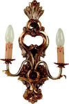 Applique-In-Legno-Classico-Argento-Mecca-2-Luci-Aquila