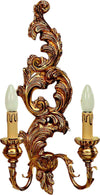 Applique-In-Legno-Classico-Argento-Mecca-2-Luci-Destro-Civetta