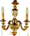 Applique-In-Legno-Classico-Argento-Mecca-2-Luci-Fagiano