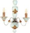 Applique-In-Legno-Classico-Avorio-Oro-2-Luci-Cigno
