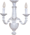 Applique-In-Legno-Classico-Bianco-Argento-Grigio-Sfumato-2-Luci-Sternidi