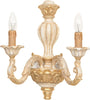 Applique-In-Legno-Classico-Crema-Decapè-Oro-2-Luci-Avocetta