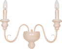 Applique-In-Legno-Classico-Ocra-Sbiancato-2-Luci-Anatra