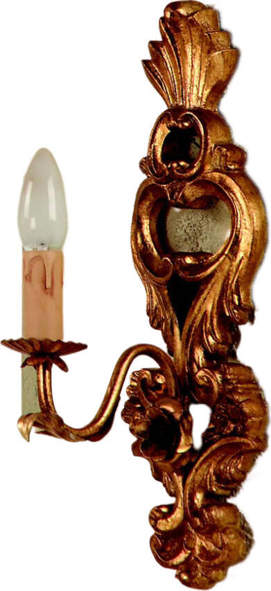 Applique-In-Legno-Classico-Oro-1-Luce-Aquila