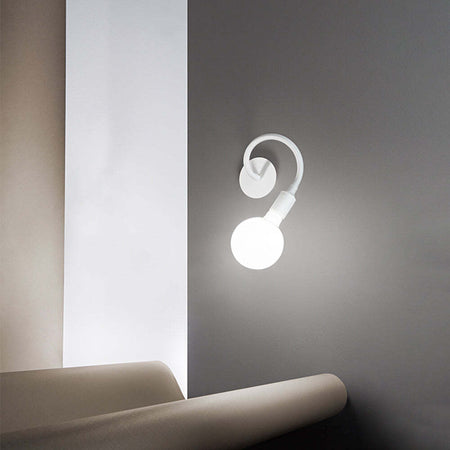 Applique-In-Metallo-Moderna-Bulbo-Bianco-1-Luce-E27-Orientabile