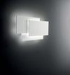 Applique-In-Metallo-Moderna-Dip-Bianco-Led