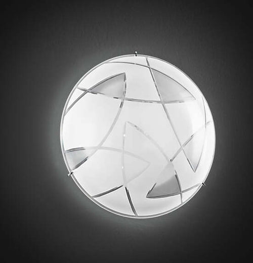 Applique-In-Metallo-Moderna-Fish-Bianco-1-Luce-E27