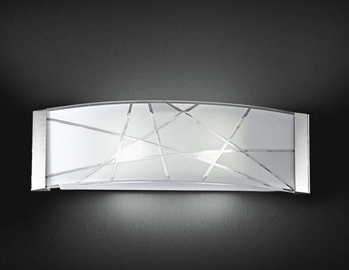 Applique-In-Metallo-Moderna-Fish-Cromo-2-Luci-E27