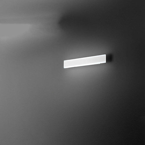 Applique-In-Metallo-Moderna-Kante-Bianco-Led-Grande-Piccola