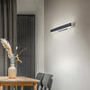 Applique-In-Metallo-Moderna-Kante-Nero-Led-Media