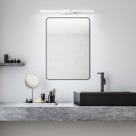 Applique-In-Metallo-Moderna-Line-Bianco-Led-Grande