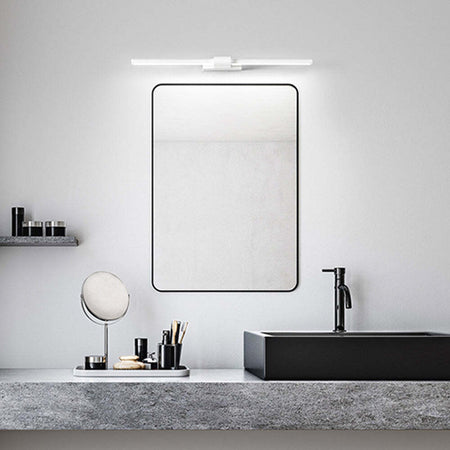 Applique-In-Metallo-Moderna-Line-Bianco-Led-Piccola
