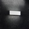 Applique-In-Metallo-Moderna-Plank-Bianco-Led-Luce-Calda-Piccola