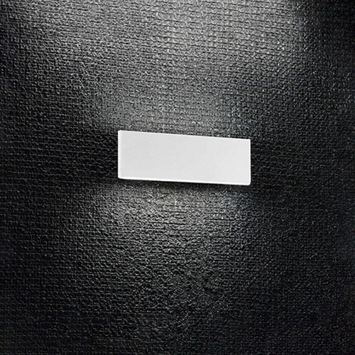 Applique-In-Metallo-Moderna-Plank-Bianco-Led-Luce-Calda-Piccola