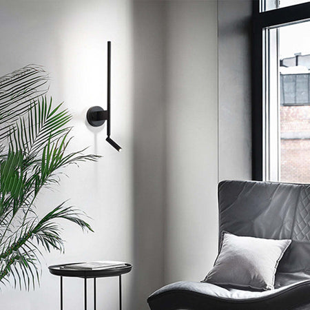 Applique-In-Metallo-Moderna-Ramon-Nero-Led