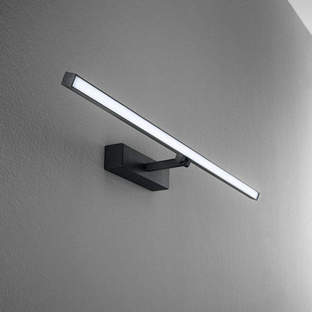 Applique-In-Metallo-Moderna-Riga-Nero-Led-Media