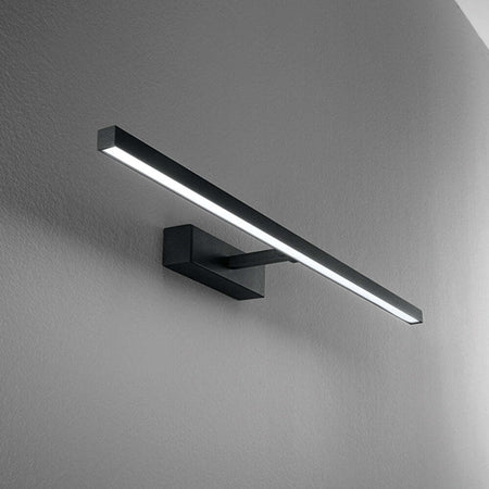 Applique-In-Metallo-Moderna-Riga-Nero-Led-Media
