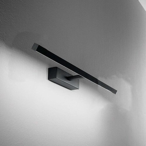 Applique-In-Metallo-Moderna-Riga-Nero-Led-Piccola