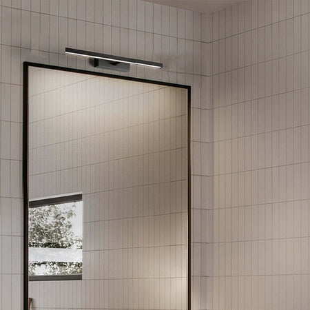 Applique-In-Metallo-Moderna-Riga-Nero-Led-Piccola