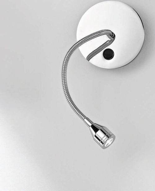 Applique-In-Metallo-Moderna-Spy-Cromo-Lucido-Led