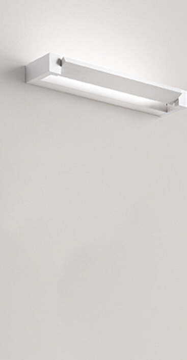Applique-In-Metallo-Moderna-Sway-Bianco-Led-Piccola