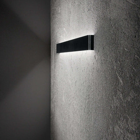 Applique-In-Metallo-Moderna-Way-Nero-Led-61Cm