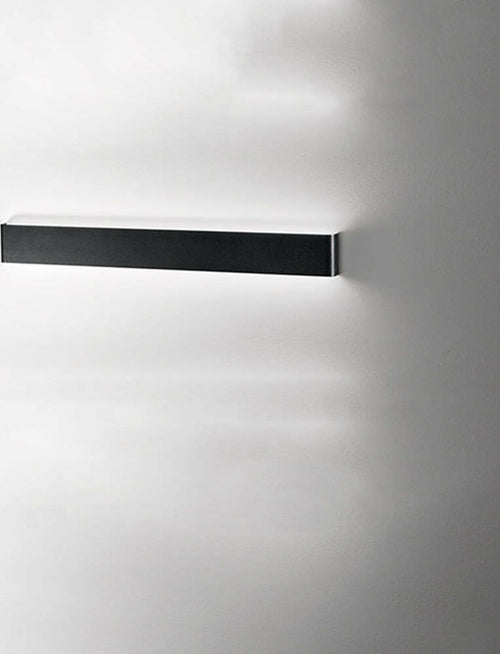 Applique-In-Metallo-Moderna-Way-Nero-Led-83Cm