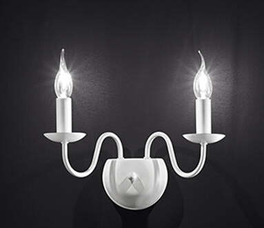 Applique-In-Metallo-Provenzale-Bianco-2-Luci-E14