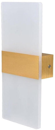 Applique In Vetro 10 W 3 Tonalità Luce Bianca Calda Naturale Lampada Bronzo