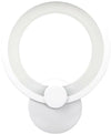 Applique In Vetro Da Parete Luce Calda 3000k Lampada Forma Anello Led 9w E27c Universo