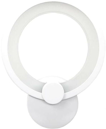 Applique In Vetro Da Parete Luce Calda 3000k Lampada Forma Anello Led 9w E27c Universo