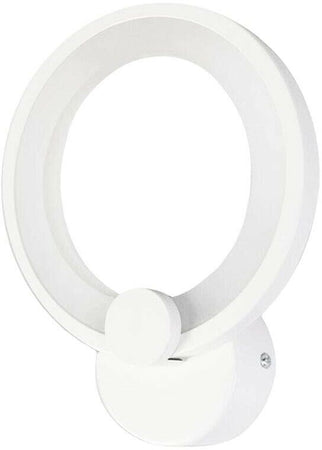Applique In Vetro Da Parete Luce Calda 3000k Lampada Forma Anello Led 9w E27c Universo