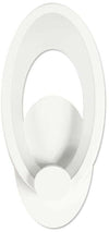 Applique In Vetro Ovale Led Luce Bianca 9 W Lampada Da Parete Interno E25f Universo