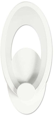 Applique In Vetro Ovale Led Luce Bianca 9 W Lampada Da Parete Interno E25f Universo