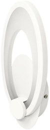 Applique In Vetro Ovale Led Luce Bianca 9 W Lampada Da Parete Interno E25f Universo